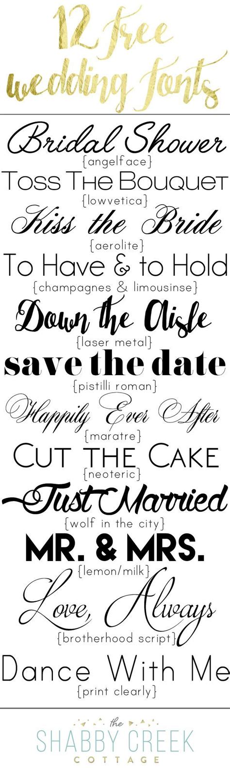 Wedding Fonts 12 Free Fonts For Personal Use Wedding Fonts Free