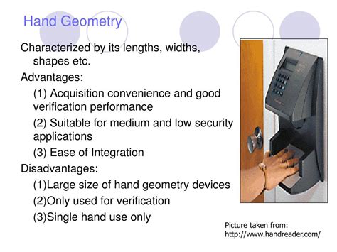 Ppt Cpsc 601 Lecture Week 5 Hand Geometry Powerpoint Presentation