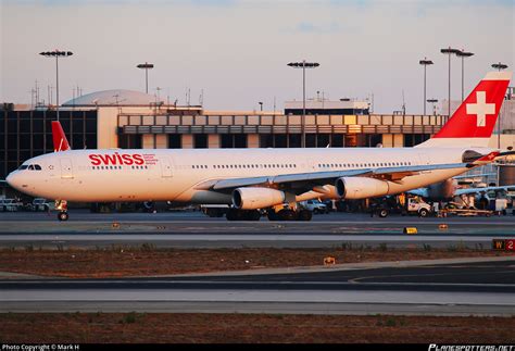 HB JMC Swiss Airbus A340 313 Photo By Mark H ID 512301