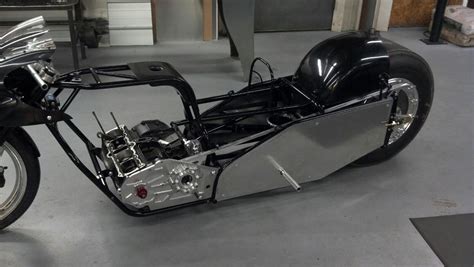 Timblin Chassis Describes The Framework For Motorcycle Drag Racing