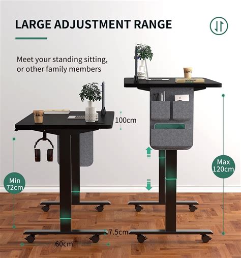 Maidesite Sn1 Height Adjustable Electric Standing Desk 100x60 Cm