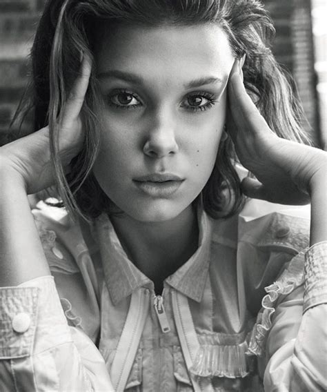 Millie bobby brown is an english actress and producer, who became famous after landing and portraying the role of eleven on stranger things. Millie Bobby Brown Stars in the Cover Story of S Moda July ...