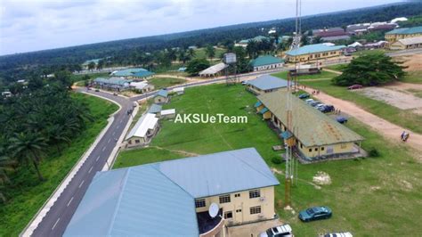 Drone Pictures Of 56km Road Network Of Akwa Ibom State University