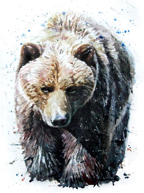 Bear Watercolor Animals Painting Art Sponsored Watercolor Bear
