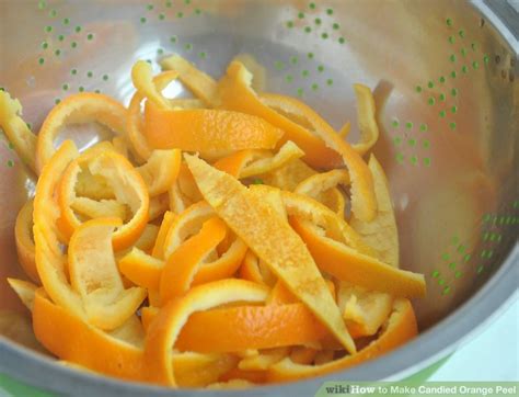 How To Make Candied Orange Peel With Pictures Wikihow