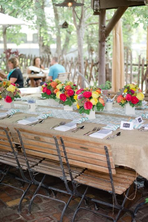 Burlap Tablecloth Country And Western Bridal Shower Ideas Popsugar