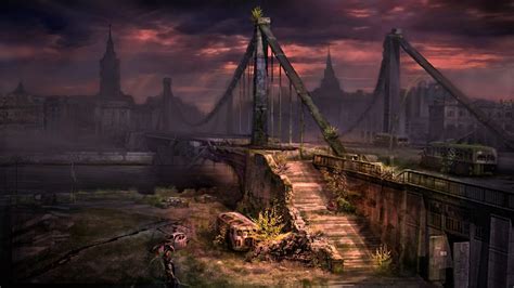 Artwork Apocalyptic Destruction Video Games City Wallpapers Hd