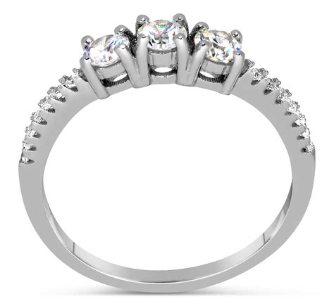 See full list on diamonds.pro Half Carat Round Diamond Engagement Ring in White Gold ...