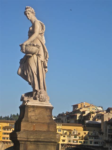 Statue Florence Italy Statue Of A Woman Holding A Bowl I Flickr