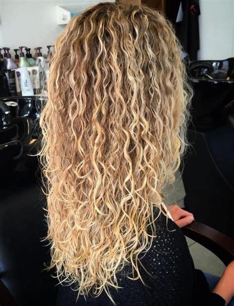Do you look in the mirror at your long wavy hair and feel like it's missing that extra oomph? Long Brown Blonde Perm Hair | Long hair perm, Hair styles ...