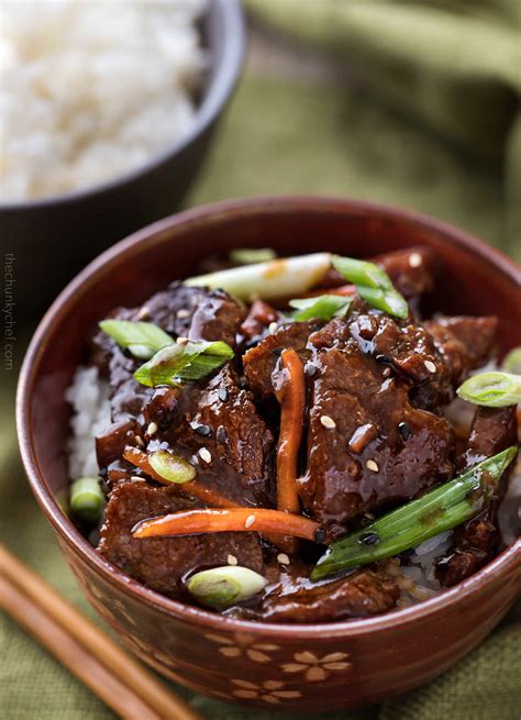 In this section, we will help you explore some delicious and easy mongolian food recipes. Easy Slow Cooker Mongolian Beef Recipe - The Chunky Chef