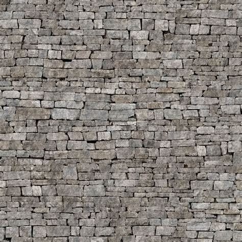 High Resolution Textures Added Seamless Stone Wall Under Seamless Bricks