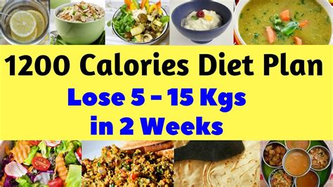 Diet Chart For Weight Loss In 7 Days Upto 10 Kgs In 10 Days 1200