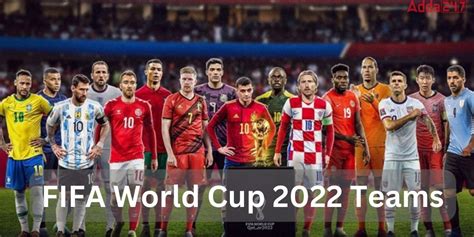 Fifa World Cup 2022 Teams Players Group List