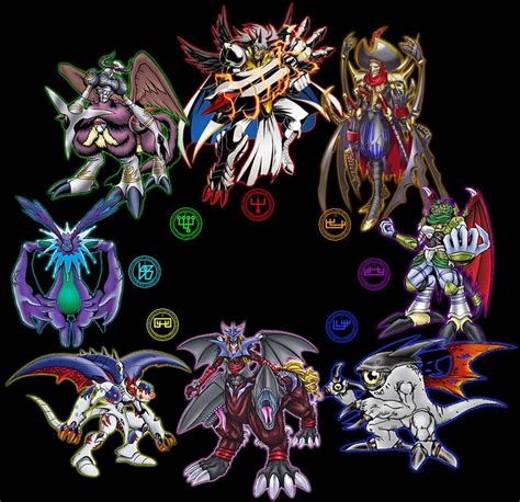 The New Demon Lords By Silverbuller In 2020 Digimon Digimon Digital