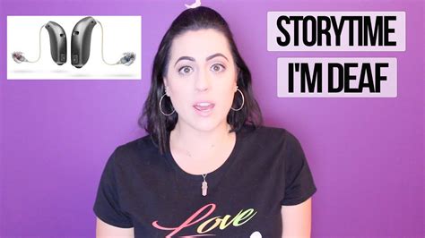 storytime i m deaf why i wear hearing aids bree taylor youtube