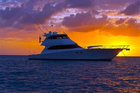 Sunset In The Exumas Viking Yacht Company Offshore Boats Viking