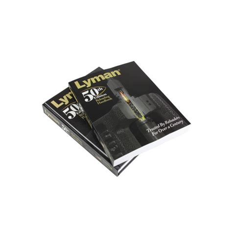 Lyman 50th Edition Reloading Handbook Softcover Freelands Sports Llc