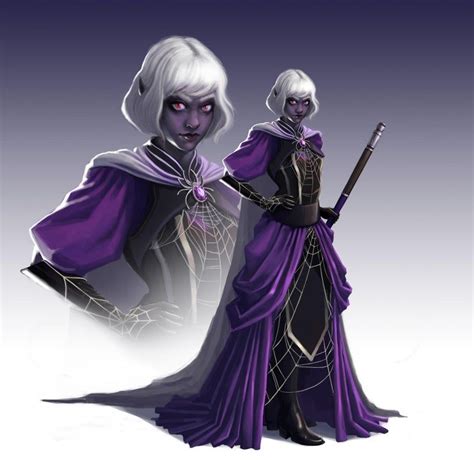 Drow Cleric Illustration By Me Imaginarycharacters Rpg Character