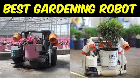 Gardening Robot Hv 100 The Best Garden Robot Youtube
