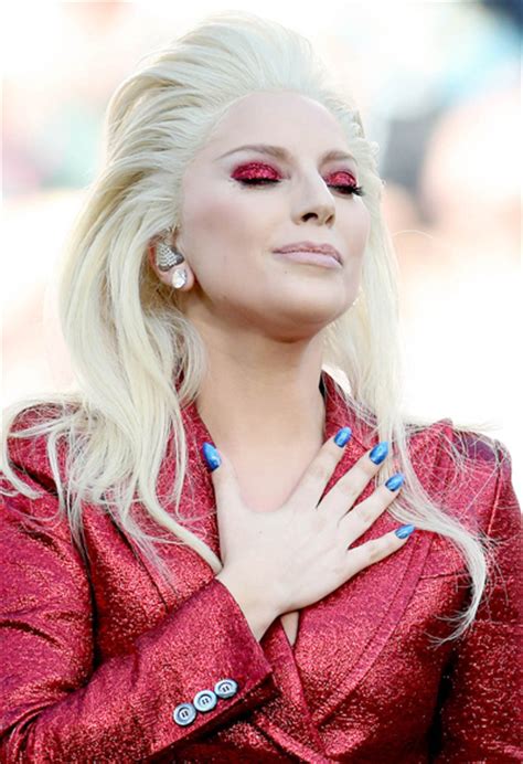 lady gaga s super bowl 50 makeup look too bright or just right beauty