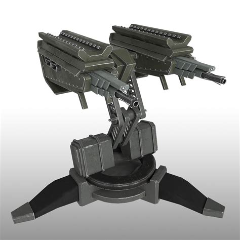 Turret 3d Model In Heavy Weapon 3dexport