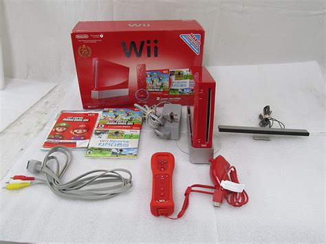 Nintendo Wii Hardware Bundle Red Amazonca Video Games