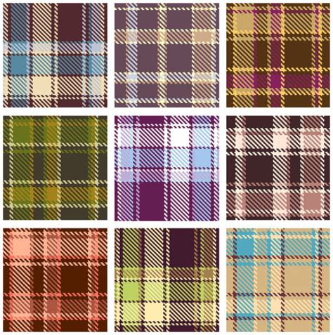 Free Plaid Pattern Vector 02 Free Download