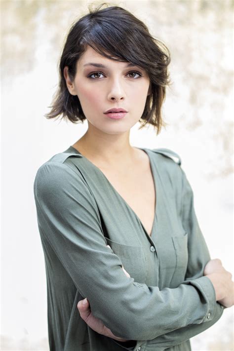 Sara Cardinaletti Women Actress Short Hair Italian Brunette Portrait Display X