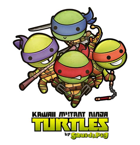 Kawaii Mutant Ninja Turtles by SquidPig on deviantART | Ninja turtles, Tmnt, Ninja turtles art