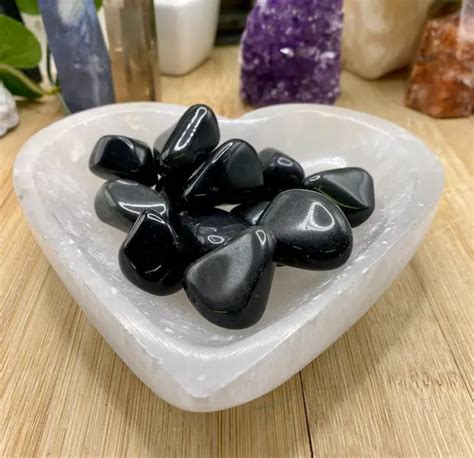 For Sale Tumbled Rainbow Obsidian Stones Set With T Beadage