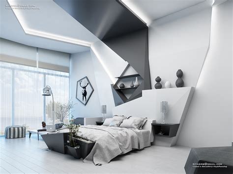 Futuristic Bedroom Design Behance