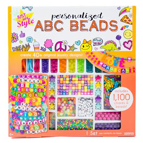 Just My Style Personalized Abc Beads Includes 1000 Beads Walmart