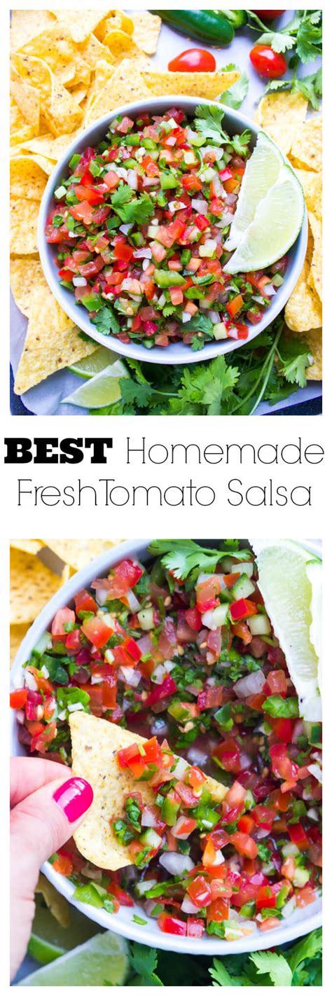 Fresh Tomato Salsa Recipe — Dishmaps