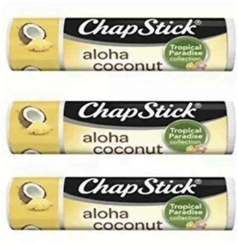 Chapstick Aloha Coconut Limited Edition Lip Balm New Sealed Pack Ebay