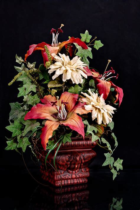 We succeed in this thanks to the close cooperation with our partner florists. Silk Flowers Photograph by Jeff Burton