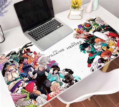 Anime Desk Mat Custom Desk Mat Anime Desk Pad Mousepad 10 Etsy