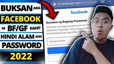 How To Open Facebook Account Without Password Paano Buksan Ang