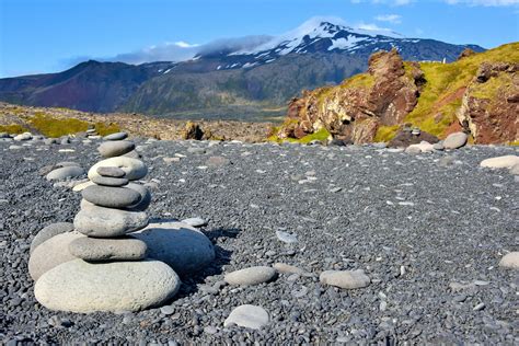 Lifting Stones At Djúpalónssandur On Snæfellsnes Peninsula Iceland