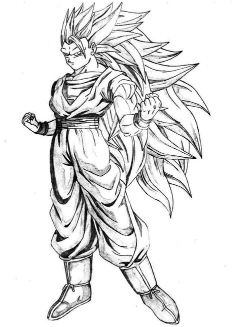 A Drawing Of The Character Gohan From Dragon Ball Super Saiki Drawn By