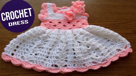 Vestidos De Bebe Tejidos En Crochet O Ganchillo Parte 4 Imagenes