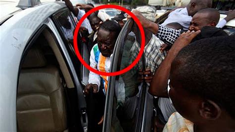 SEE WHY RAILA ODINGA WAS FORCED TO GO BACK TO HIS CAR AND SPEED OFF