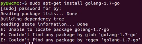 E Unable To Locate Package Golang Go Issue Mushorg Go Dpi Github