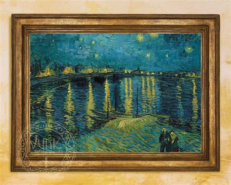 Vincent Van Gogh Starry Night Over The Rhône C1888 Premium