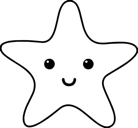 Sea Creatures Coloring Pages Starfish Sea Creatures Coloring Page