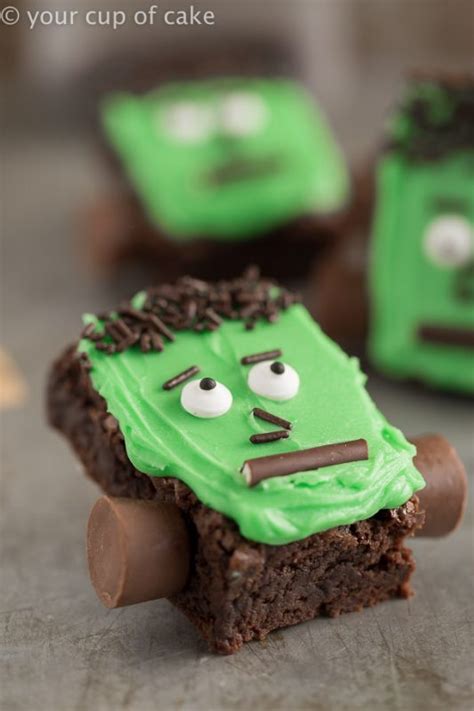 Frankenstein Brownies That Are Almost Too Cute To Eat Your Cup Of Cake