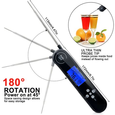 Electronic Needle Food Thermometer Household Kitchen Digital Probe