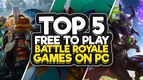 Top 5 Free Pc Battle Royal Games Youtube