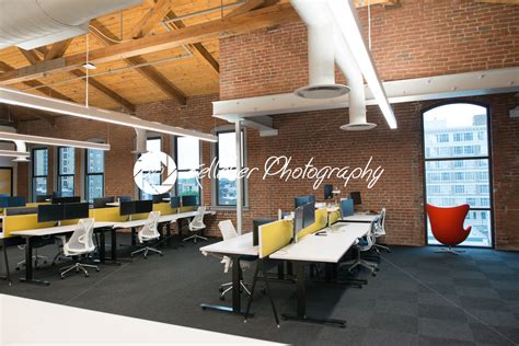 Trendy Modern Open Concept Loft Office Space With Big Windows Natural