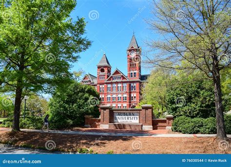 Samford Hall à Luniversité Auburn Image Stock éditorial Image Du